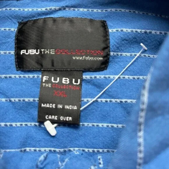 Vintage Fubu Button Down Long Sleeve Shirt - Picture 4 of 5